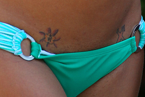 heart tattoos for women on hip Britney Spears has two hip