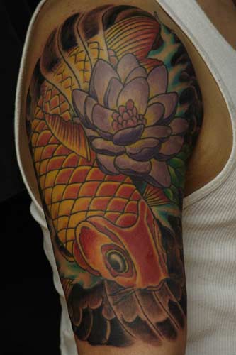 Dragon Koi Tattoo Designs.