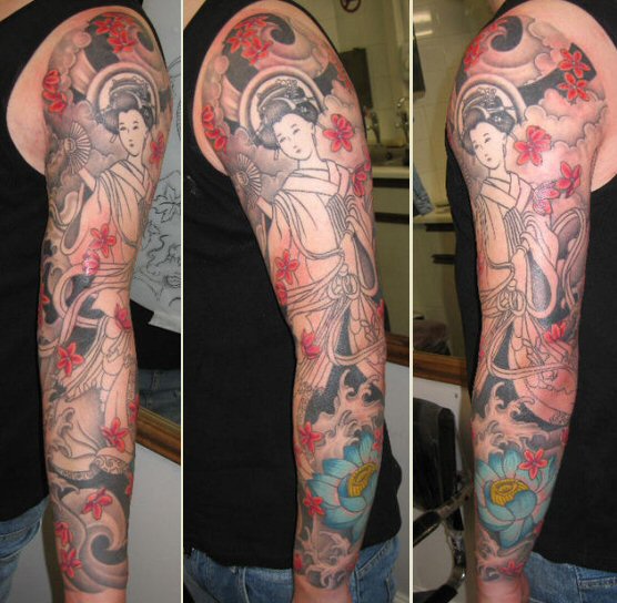 Punk Sleeve Tattoo Design by *Spookychild on deviantART. Sleeve Tattoos